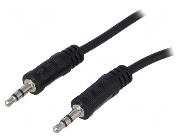 Cablu Audio Jack 3.5mm Stereo 2m Negru