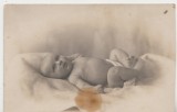 QW18 46 - Fotografie foarte veche - bebelus - anii 1930, Alb-Negru, Romania 1900 - 1950, Portrete