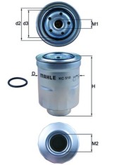 MAHLE KC 510D filtru combustibil