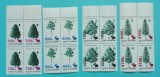 TIMBRE ROM&Acirc;NIA LP 1456/1998 Specii forestiere (supratipar faună)- Bl. de 4 -MNH