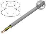 Cablu electric negru BiT 500 H 3x1mm2 300V/500V neecranat