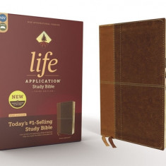 Niv, Life Application Study Bible, Third Edition, Leathersoft, Brown, Indexed, Red Letter Edition