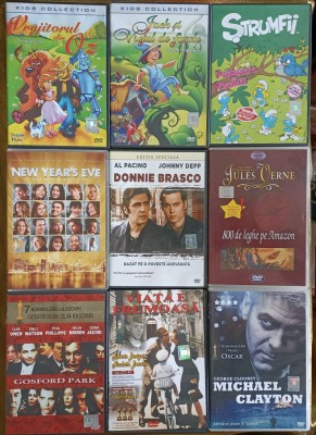 9 Dvd-uri cu filme de colecție și desene animat foto