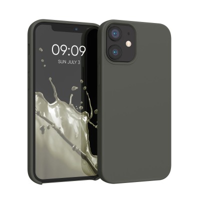 Husa pentru Apple iPhone 12 Mini, Silicon, Verde, 52640.107 foto