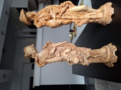 Statuiete rasina asiatice foto