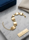 Cumpara ieftin Bratara Statement din Argint 925 cu Panouri Rectangulare , Lungime Ajustabila 16+3 cm (9,9g)
