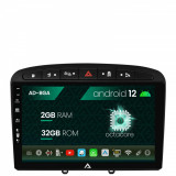 Cumpara ieftin Navigatie Peugeot 308 408 (2008-2013), Android 12, A-Octacore 2GB RAM + 32GB ROM, 9 Inch - AD-BGA9002+AD-BGRKIT265