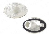 Semnalizare laterala Opel Corsa/Combo C 07.2003/10.2010, Meriva A 05.2006/05.2010; fata, stanga = dreapta, ECE, alba, bec W5W, 09196353, 1713013,