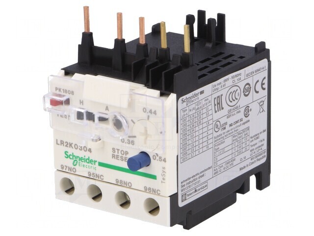 Releu Termic TeSys K NO NC LR2K0304