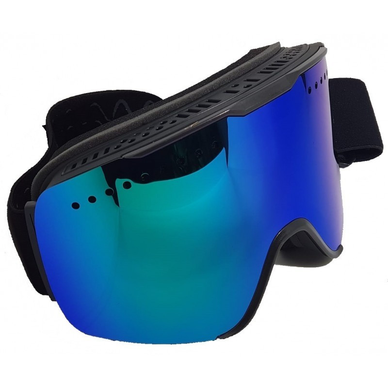 Ochelari ski/snowboard, lentila sferica dubla, magnetica, polarizata,  ventilate anti-ceata,strat oglinda A++++ | Okazii.ro