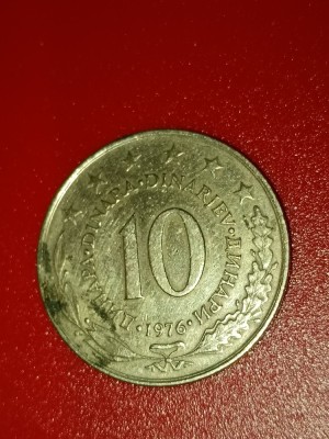 10 dinara dinari 1976, stare aUNC / UNC [poze]. Discount conform descriere[10 - 20 %. Vezi descrierea.]. foto
