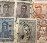 Timbre America Interbelica TMB1AMC Argentina serie/lot 6 - centavos