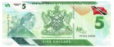 Trinidad &amp; Tobago 5 Dolari 2020 Polimer Seria 963808