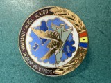 Insigna Scoala de ofiteri naviganti - Aurel Vlaicu RSR varianta medalion