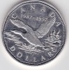 Canada 1 dolar Elizabeth II Loonie Dollar 1997, America de Nord, Argint