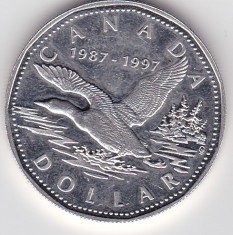 Canada 1 dolar Elizabeth II Loonie Dollar 1997