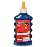Adeziv lichid cu glitter, Albastru, 200 ml, CMCLASS