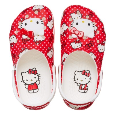 Saboti Crocs Classic Hello Kitty Red Clog Kids Multicolor - Multi foto