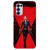 Husa compatibila cu Oppo Find X5 Pro model Black Widow, Silicon, TPU, Viceversa, Transparent, Carcasa