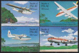 PALAU - 1985 - Seviciul postal aerian + bloc 1, Aviatie, Nestampilat