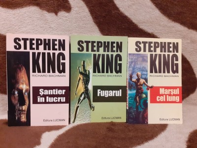 MARSUL CEL LUNG/SANTIER IN LUCRU/FUGARUL-STEPHEN KING (3 VOL) foto