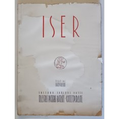 ISER , text de EUGEN CRACIUN , 1945 *PREZINTA HALOURI DE APA