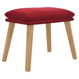 Cumpara ieftin Taburet, rosu vin, 45x29,5x35 cm, catifea