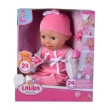 Cumpara ieftin Papusa Simba - Bebelus Laura Babbling, 38 cm