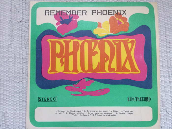 phoenix remember 1991 disc vinyl lp selectii muzica rock folk ST EDE 04077 VG+