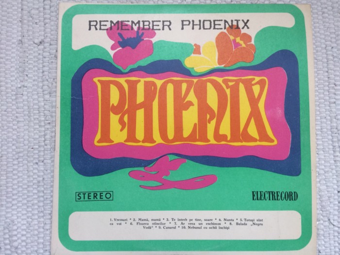 phoenix remember 1991 disc vinyl lp selectii muzica rock folk ST EDE 04077 VG+/NM