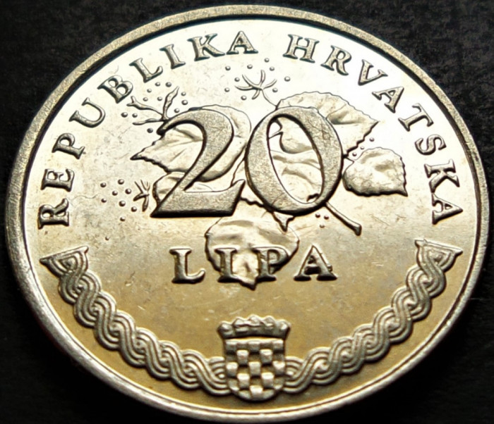 Moneda 20 LIPA - CROATIA, anul 2007 *cod 855 C