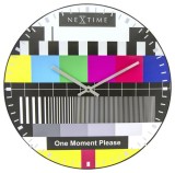 Ceas de perete sticla 30 cm NexTime 8802 mira TV