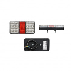 Lampa auto BestAutoVest pentru remorca partea Dreapta/ Stanga led 12V 149x74x26mm , alb , 1 buc. foto