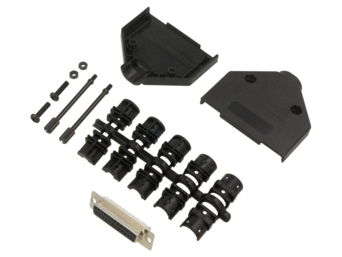 Conector D-Sub 25 PIN mamă pentru cablu