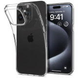 Cumpara ieftin Husa pentru iPhone 15 Pro, Spigen Liquid Crystal, Clear