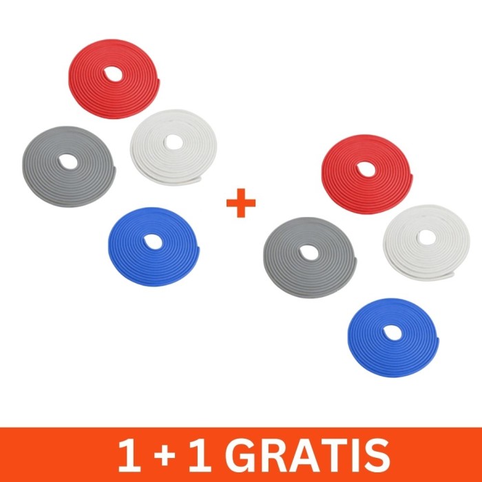 Banda de protectie auto pentru usi, 5m, 4 modele, 1+1 gratis