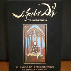 RAR Salvador Dali DELUXE Tarot+Book LIMITED GOLD EDITION BOX SET SEALED COLECTIE