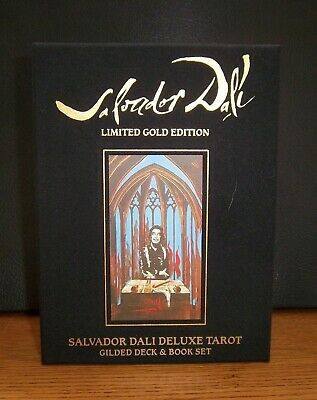 RAR Salvador Dali DELUXE Tarot+Book LIMITED GOLD EDITION BOX SET SEALED COLECTIE foto