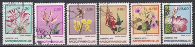 Mozambic 1978 - Flori, Stampilat foto