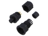 Conector Circular 4 Poziții IP67 2A