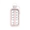 Forma cuburi de gheata 2 in 1 portabila, 17 buc BPA free roz
