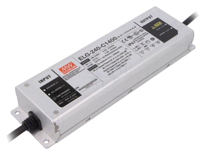 Alimentator LED 239,4W IP67