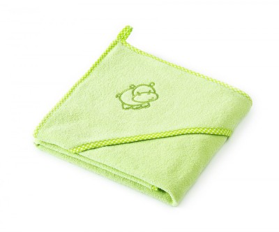 Prosop cu gluga Sensilllo HIPPO 80x80 cm Green foto