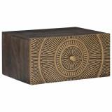 vidaXL Dulap de noapte Alamă 40 x 30 x 20 cm 42020070