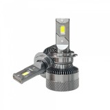 Cumpara ieftin Set 2 LED becuri H7, 12V si 200W, 17000lm pentru faruri Canbus fara erori, 6000K