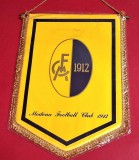 Fanion fotbal - MODENA FC (ITALIA) - folie de protectie si dimensiuni mari 34X22 cm