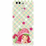 Husa silicon pentru Huawei P9, Strawberry Girl