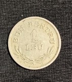 Moneda 1 leu 1924 fără semn monetărie