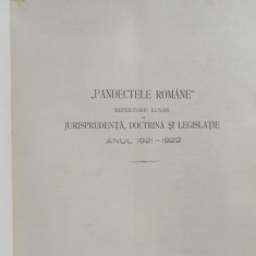 C. Hamagiu - Pandectele Romane - Jurisprudenta, Doctrina si Legislatie 1921-1922