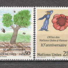 O.N.U.Geneva.1989 10 ani Biroul ONU Viena SN.572